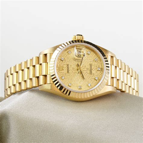 gold women rolex oyster perpetual datejust|Oyster Perpetual Datejust 31mm price.